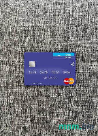 Israel bank Leumi wygląd zdjęcia mastercard skan PSD + zdjęcie